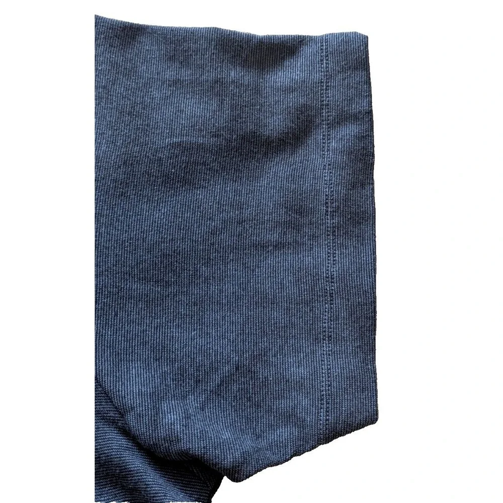 Banana Republic Men's XXL Cotton Short Sleeve Textured T-Shirt Slate Blue NEW